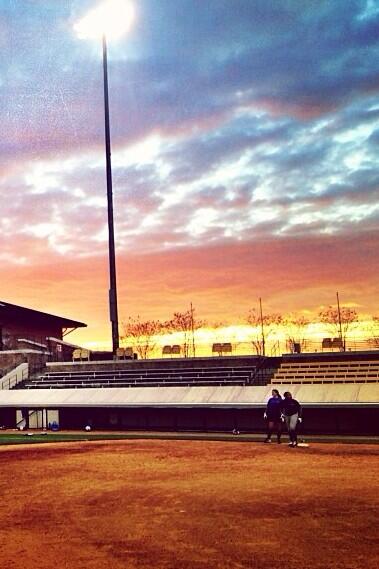 LSUsoftballcamp's tweet photo. Weather is looking great and Tiger Park is looking beautiful. 2 days till camp! #lsuwintersbcamp http://t.co/9f2CxL3uvU