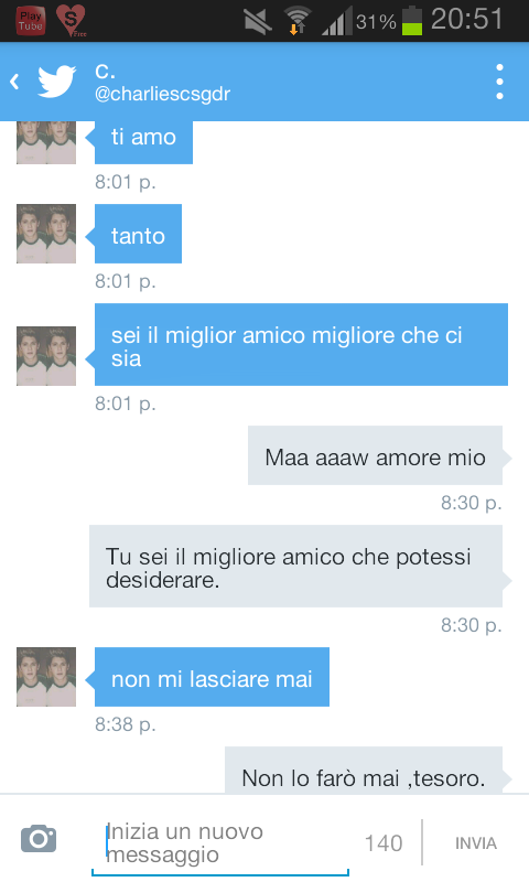 markscsgdr's tweet photo. Il migliore amico di sempre.♥ @charliescsgdr http://t.co/AJzNVxcsZf