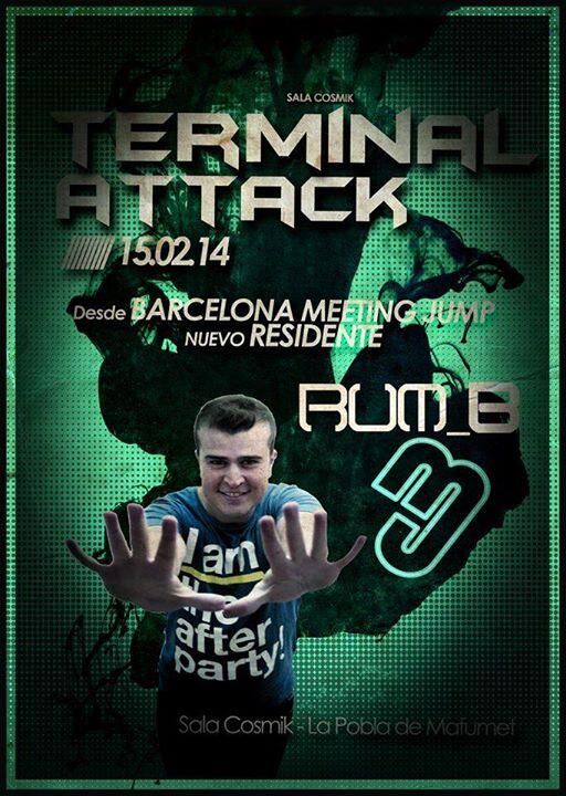 TerminalAttack's tweet photo. Le damos la bienvenida a nuestro nuevo residente @rumbdeejay Quedáis invitados a su estreno el día 15 de Febrero. http://t.co/x8kzwIoa8Z