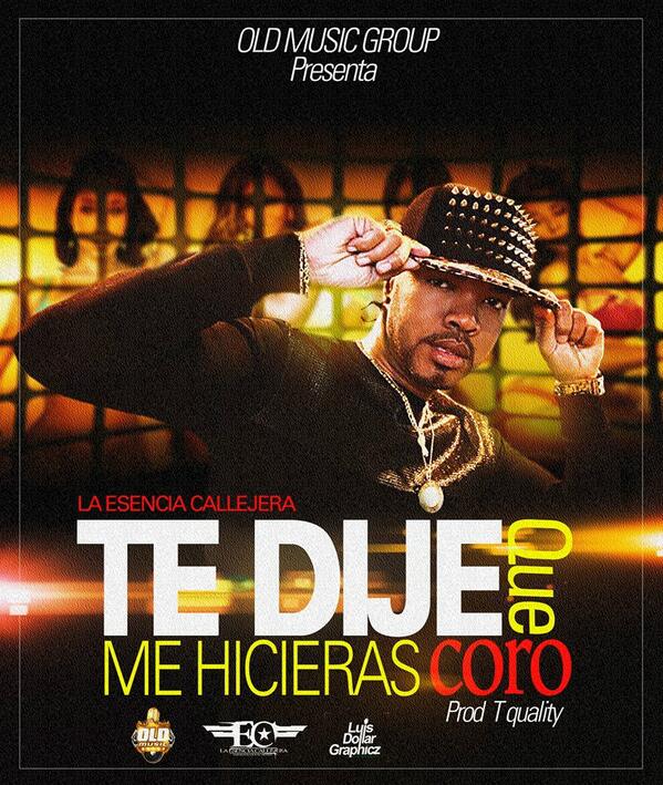 OldMusicGroup's tweet photo. "Tamo En Chapeo" La Esencia Callejera en colaboración con Chimbala tu pequeñito Mami!!!!!! COMING SOON http://t.co/5lrfWHpv7p
