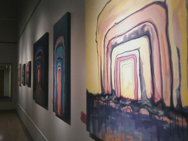 EllenMRoth's tweet image. Last days to see katherine burlings paintings! they&apos;ll be gone on tuesday