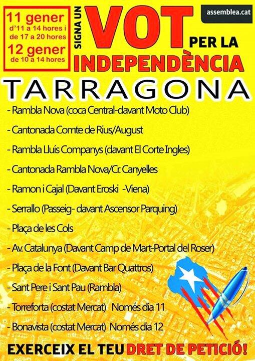 silvia_ferreres's tweet photo. Aquest cap de setmana tots a votar a #Tarragona http://t.co/xnFmdLq8Oq