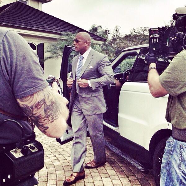 TheRock's tweet photo. "I don't hold people's hands.. I hold their money". Our new HBO show, "BALLER$" is dope. Coming soon.. http://t.co/6Dr9de4Z7M