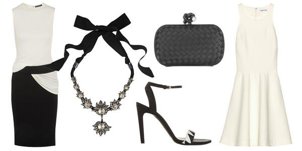 NETAPORTER's tweet photo. Opt for cool contrast in this all black and white ensemble - perfect for date night. #THEEDIT http://t.co/c8OZo3Gc1Q http://t.co/IVqWCH4qDE