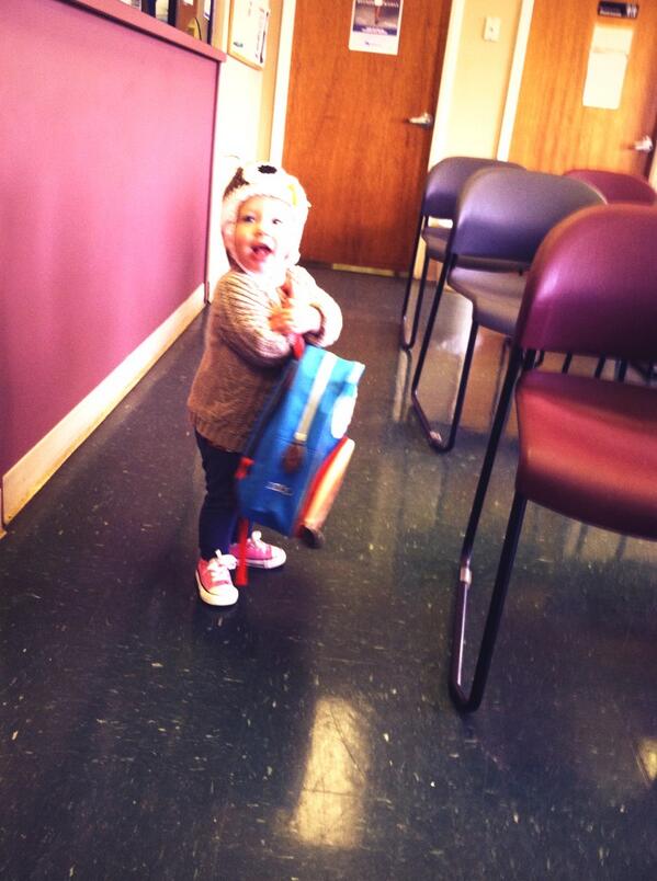 Hanging out at the doctors waiting room