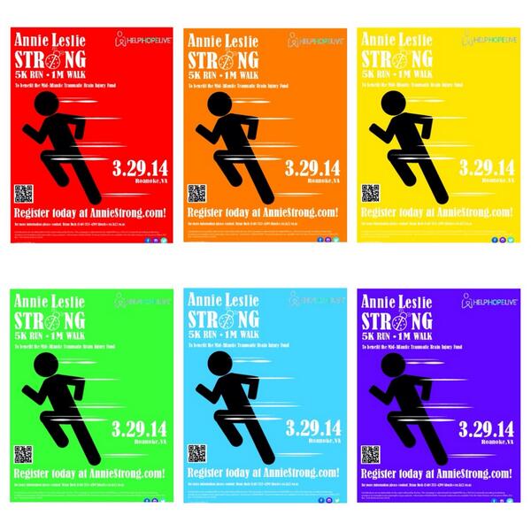 AnnieStrong5K's tweet photo. SIGN UP TODAY! http://t.co/RqdGUn0R6c #AnnieLeslieStrong http://t.co/NffprRASmS