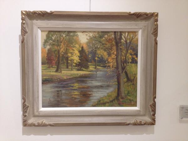 New Arrival! Original oil by #frankpanabaker  16 mile creek, #bronte