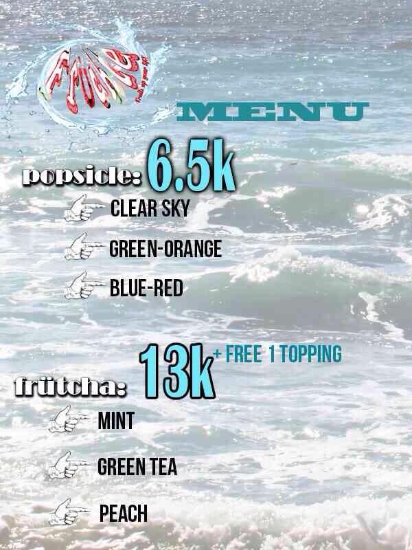 Fruchte_ID's tweet photo. Our menu! Jadi kalian bisa nentuin dari sekarang, lalu langsung datang ke booth Früchte ya 😃 http://t.co/4hNzjQYsY3