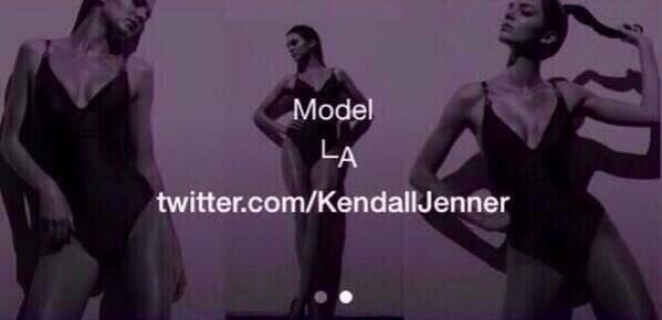 if u ever feel stupid just remember kendall jenner has a link to her twitter in her bio
