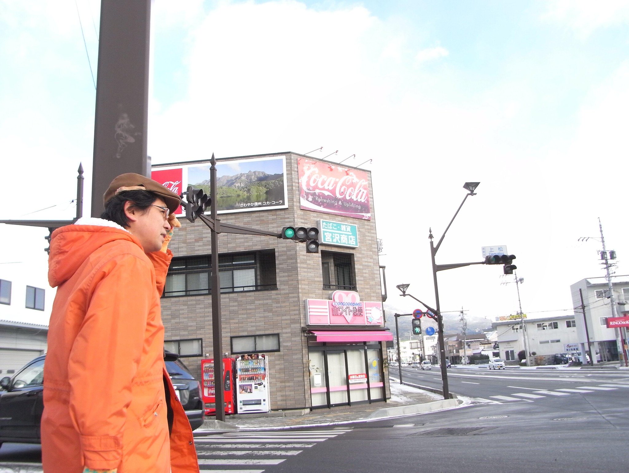 上松にて街頭演説