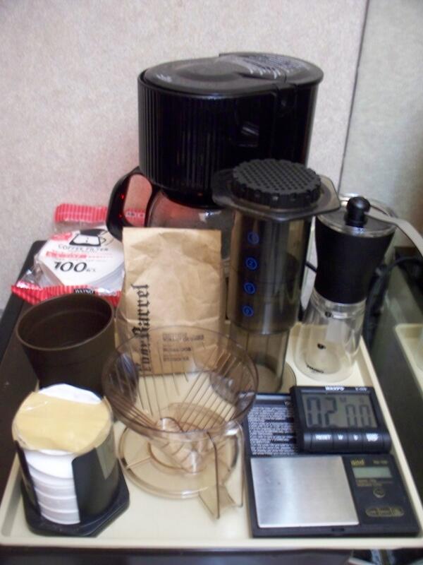 Hotel brew station <a href="/fourbarrel/">Four barrel</a>  <a href="/HarioWorld/">Hario World</a>