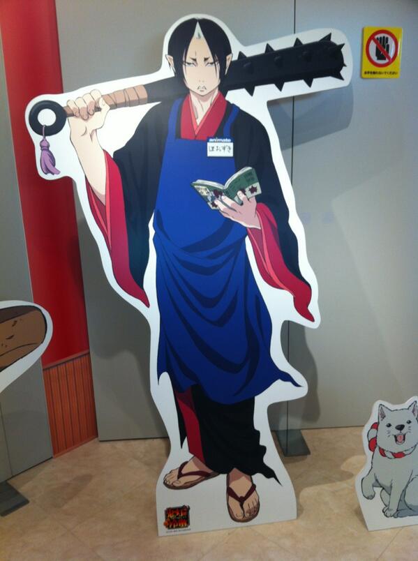 アニメイト池袋本店 בטוויטר オンリーショップ情報 現在8fにて開催中の 鬼灯の冷徹 地獄フェスティバルにて展示中の鬼灯様オニ アニメイトエプロンもお似合いです 鬼灯の冷徹 実際の店員は金棒はもっておりません Http T Co Mn1zpstgxf