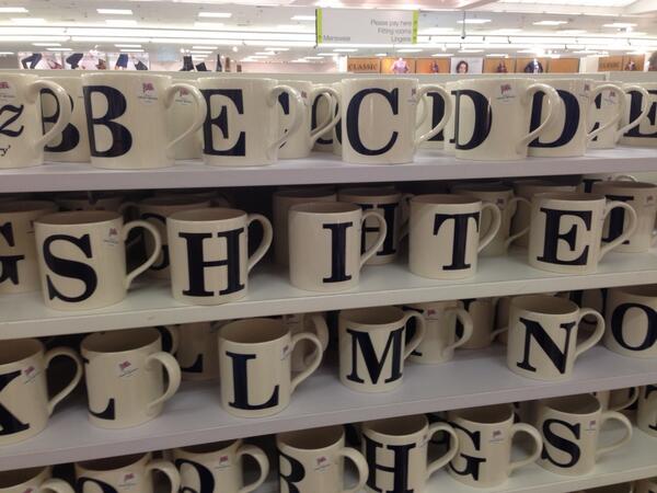 CornerstoneMge's tweet photo. At M&amp;S this morning. Think the nightshift shelf-stacker had a bad day. http://t.co/pPDoaMkD2n