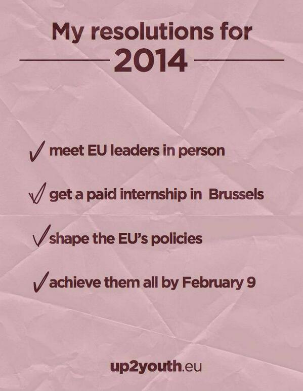 MartensCentre's tweet image. Your #2014resolutions too? Then make your contribution on up2youth.eu now! Answer and win, it&apos;s that easy!
