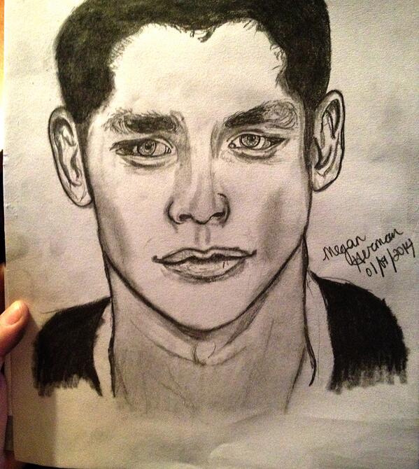 MeganMorbid's tweet photo. I drew @_CharlieBarnett tonight from @NBCChicagoFire :) HOPE YOU SEE THIS!!!! ;) #ChicagoFire #drawing #art #fuckyeah http://t.co/4FE3ANHRbr