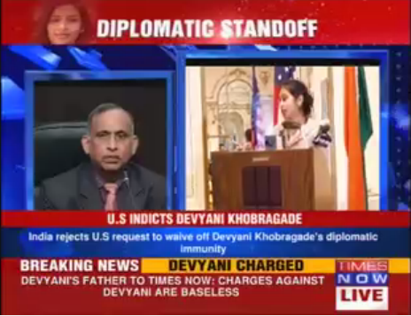 TimesNow's tweet photo. Ulterior motives behind indictment of Devyani: Uttam Khobragade #DevyaniHumiliated http://t.co/zVqhSjFbZb