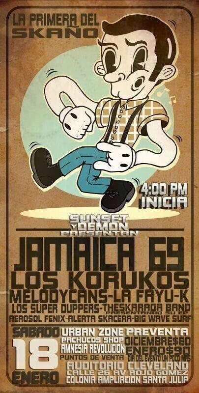 lafayukoficial's tweet photo. 18 d enero en Pachuca @fayukska @los korucos @jamaica69 @Melodycans @TheSkaradaBand y más aya nos vemos http://t.co/yNOQgI9FoR