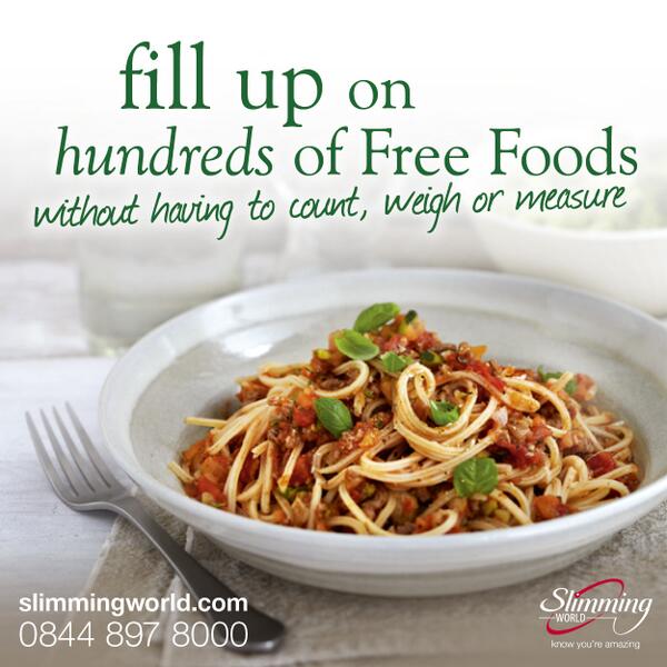 SlimmingWorld's tweet image. Free Foods are the key to losing weight without going hungry. RT if you agree. #slimmingworld #nohunger #whatdiet