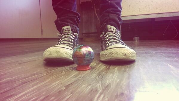 Die Welt liegt mir zu Füssen :D