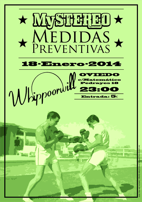 MedidasP's tweet photo. 18-enero-2014 / Sala Whippoorwill (Oviedo) / @MedidasP &amp; @mystereoband POR FIN JUNTOS http://t.co/KjBlaQYqUQ