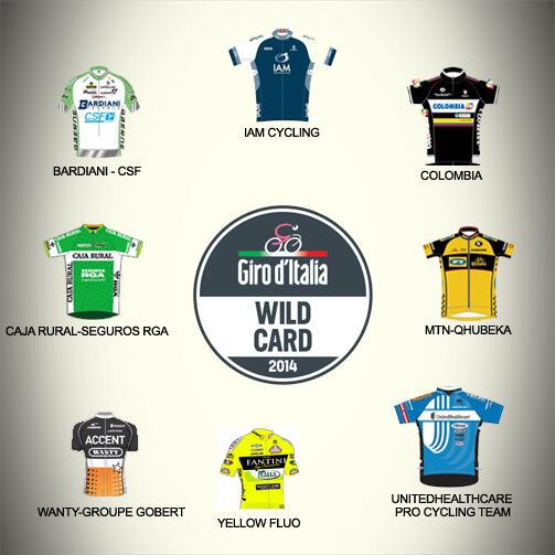 giroditalia's tweet photo. 3 spots for 8 teams...Which team should receive the wildcard for Giro d'Italia 2014? And why? http://t.co/mVXnrNjXha