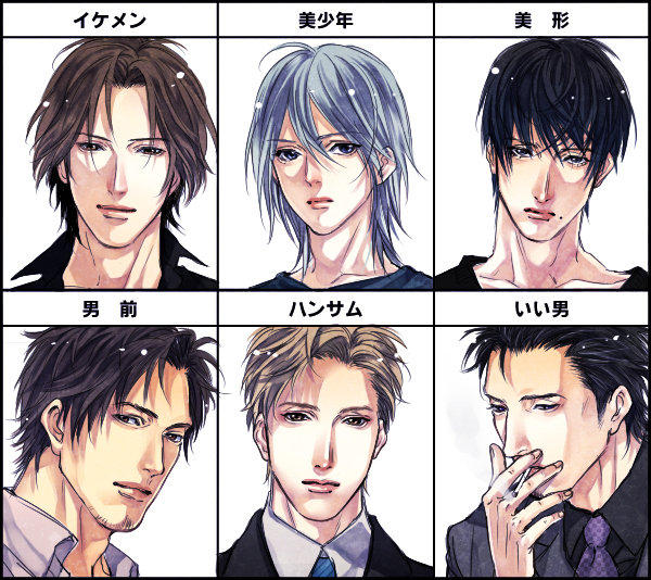 #イケメン描けるかな 恐れ多くもぴよさんのテンプレお借りしました。う～ん・・・いい男が完全にヤクザである・・・。      
