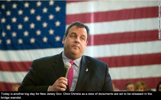 CNNThisMorning's tweet photo. .@GovChristie apologizes as new  #bridgegate documents will be released today #5Things #NewDay http://t.co/RRHcHdckeb http://t.co/zdJYlQqlpN
