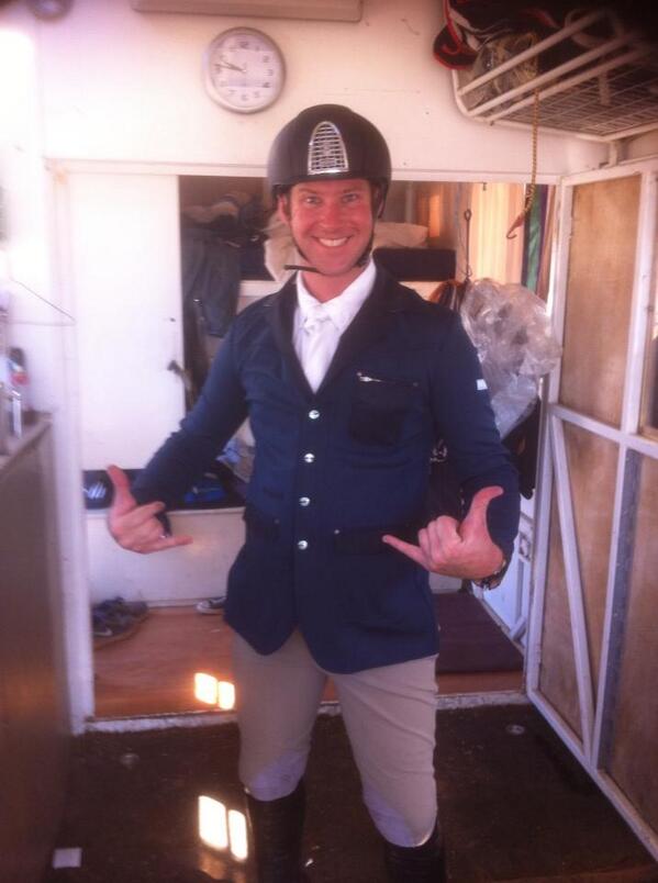KepItalia's tweet photo. #shaundillon eventing in #australia is now enjoying his new #hat! #superiorhelemts #superprotection #beinspired! http://t.co/RRaeLEhsDA