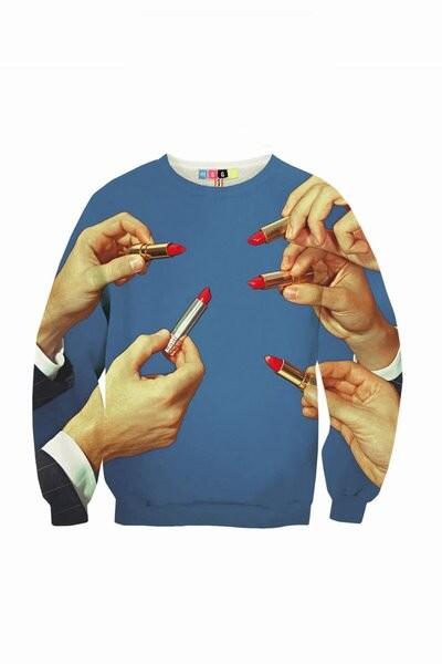 sharonstyler's tweet photo. Now when I say I have lipstick on my top it's not a bad thing...love this sweater from MSGM and Toilet Paper http://t.co/kifvUzP4LG