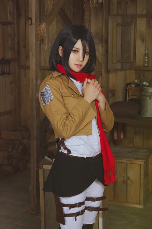 ハイクオリティ限定 進撃の巨人コスプレ V Twitter ミカサ アッカーマン T Co Prrz3usyp0