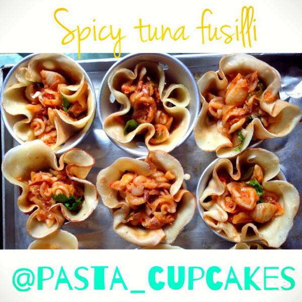 PastaCupcakes's tweet photo. Spicy Tuna Fusilli #pastacupcakes #olshop_indo http://t.co/SAb52Wqa0t