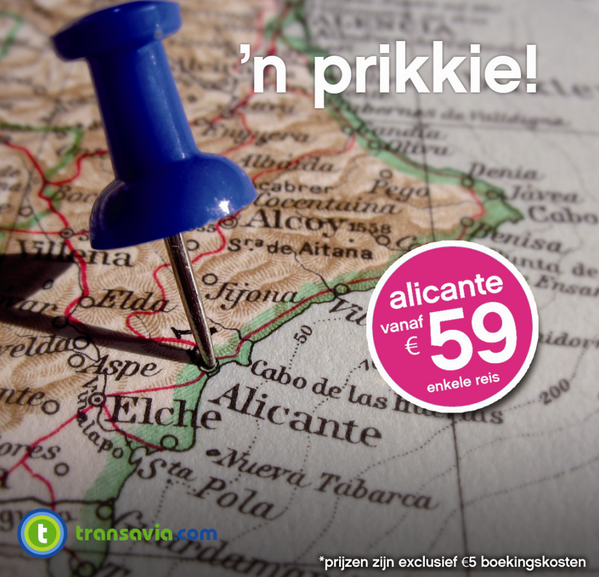 transavia's tweet photo. Alicante; in onze sale voor 'n prikkie! http://t.co/HTtcKmpo1k http://t.co/eqUnNygWWk