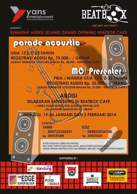 eddy_siluet's tweet photo. Join us at beatbox cafe http://t.co/GZqawhKccr
