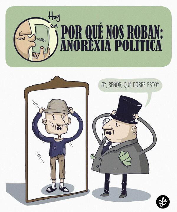 efe_material's tweet photo. Hoy: Anorexia política. http://t.co/7BUZqjKHR8