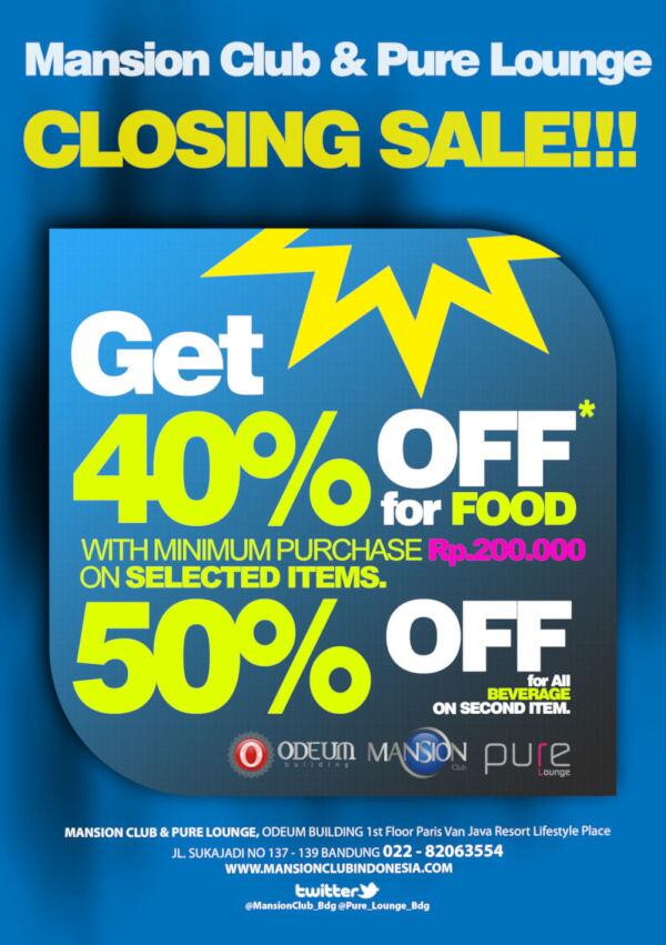 MANSION CLUB BANDUNG (@mansionclub_bdg) on Twitter photo WHILE ENJOY THE PARTY, DON'T MISS THIS CHANCE!! #CLOSINGSALE <a href="/MansionClub_Bdg/">MANSION CLUB BANDUNG</a> <a href="/Pure_Lounge_Bdg/">Pure_Lounge_Bdg</a>. WHILE ENJOY THE PARTY, DON'T MISS THIS CHANCE!! #CLOSINGSALE <a href="/MansionClub_Bdg/">MANSION CLUB BANDUNG</a> <a href="/Pure_Lounge_Bdg/">Pure_Lounge_Bdg</a>.