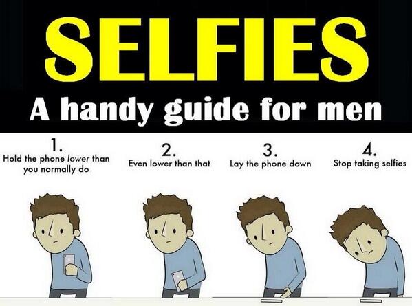 A Selfie Guide for Men.
