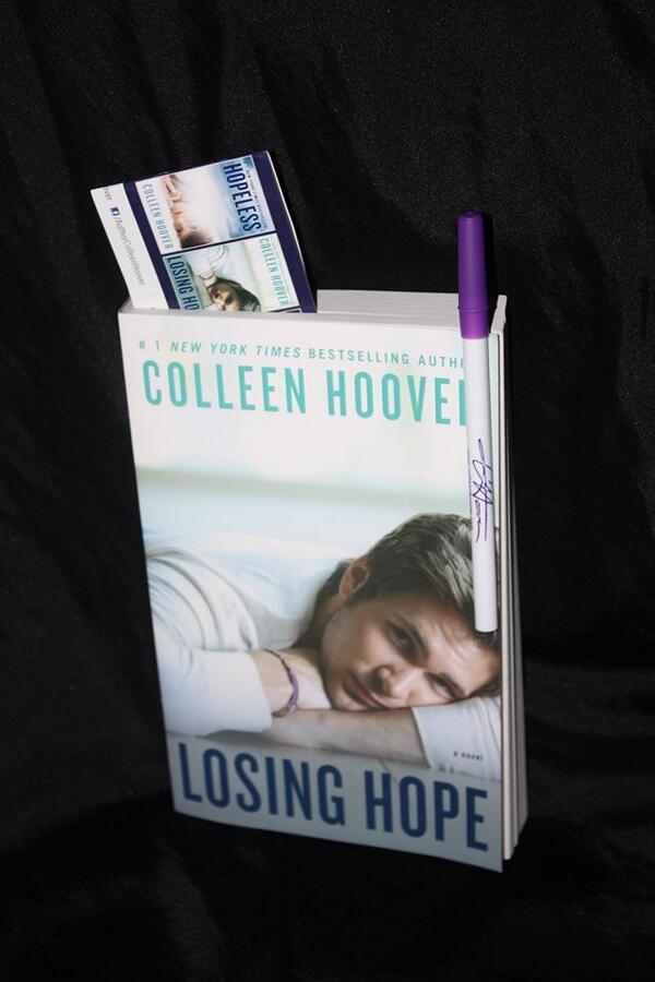 Today's giveaway is Losing Hope signed by @griffinpete! RT to enter.  Follow my Instagram&amp;FB for more chances to win!