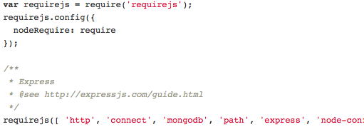 mgfeller's tweet image. Now why would someone want to do that? #npm #requirejs