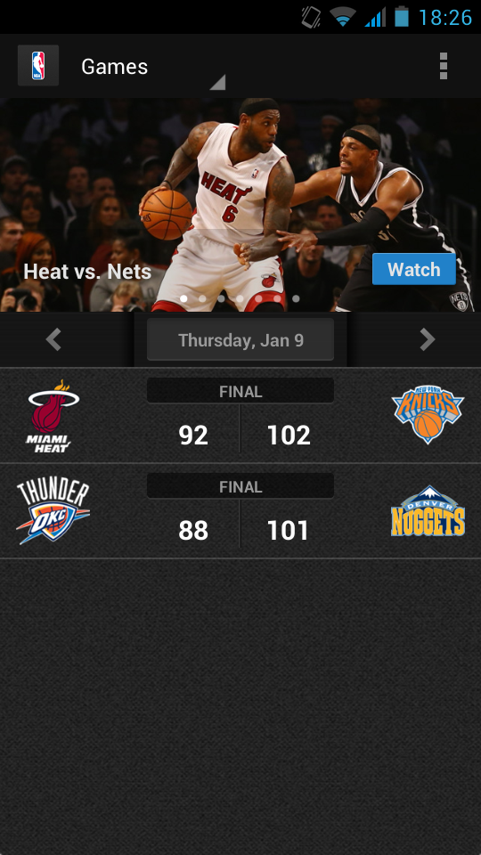 ResultatsNBAfr's tweet photo. Résultats d'hier : (evan Fournier : 19pts en 18min) http://t.co/VElQG7FNus