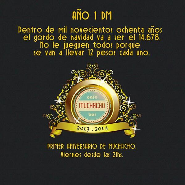 MuchachoBarCafe's tweet photo. Dentro de 1980 años el Gordo de Navidad va a ser el 14678. No le jueguen todos porque se van a llevar $12 cada uno. http://t.co/pvrqRJy04t