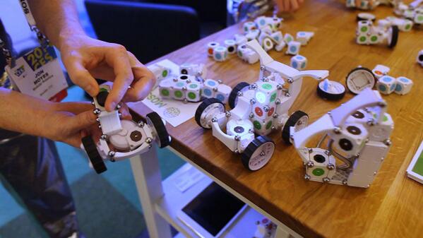 MAKECES's tweet photo. Coming up soon: a tour of @modrobotics MOSS! #CESMakers #CES2014 http://t.co/LY8RDyVpD4