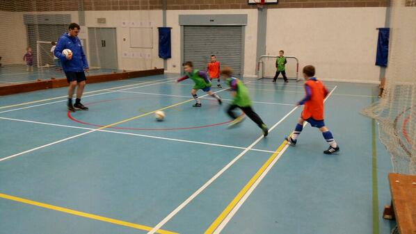 ArdsFC_Academy's tweet photo. Skills Development Centre, back in full flow tonight, great to see the kids play 3v3s in our new Samba Goals. #RABA http://t.co/ye0EZ0VFeY