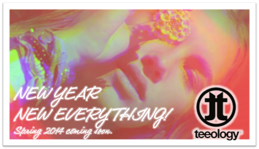 teeology's tweet photo. New Year, New EVERYTHING! We are soooo excited for the new Teeology coming your way for Spring/Summer 2014! http://t.co/381CCynteA