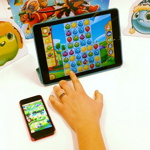 Als je een Candy Crusher bent dan moet je dit spelen. Download Farm Heroes Saga hier gratis. to.king.com/DrEH
