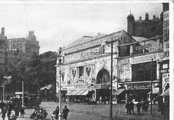 PostcardsofS's tweet image. The #FuturistTheatre before it was overclad