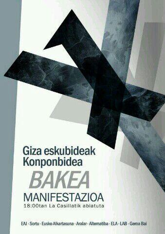 AmetsTxurruka's tweet photo. Giza eskubideak, konponbidea, BAKEA
Zer da ba legez kanpokoa/legezkoa? 

Bihar 18tan hitzordua, La Casillan! http://t.co/wfposGd1zu