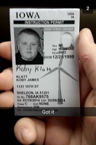 tcrossover5's tweet photo. S/O to @KlattKoby on getting his permit #wonderboy http://t.co/gMzEvD8mmP