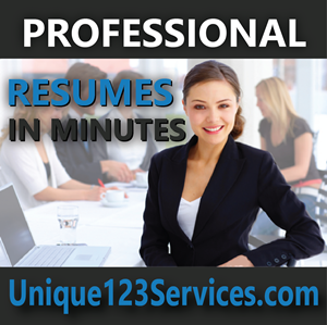 Looking for a #job in the #NewYear? Get one step closer w/a professional résumé from the best! unique123services.com
