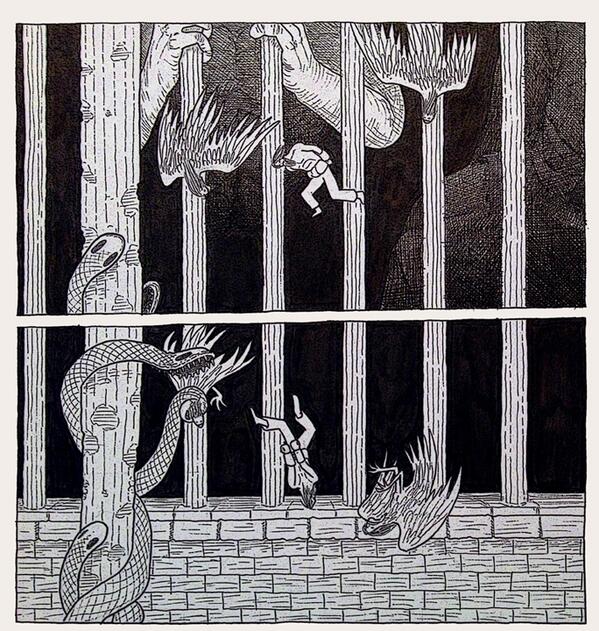 falling into the abyss 