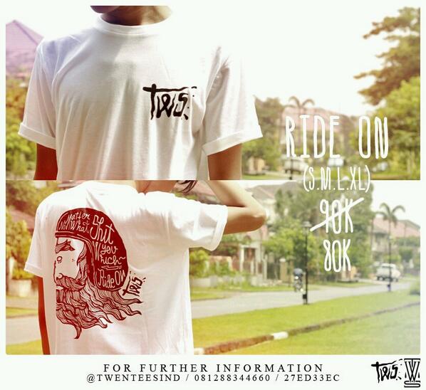 #NEW RIDE ON | S - XL | 80k | Ltd.Ed | Order: 081288344660 / pin 27ed33ec | #RideOn